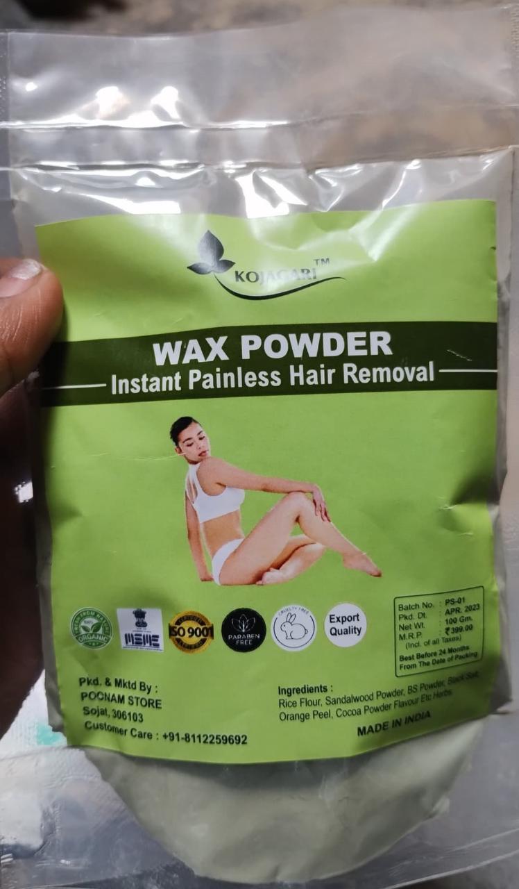 Herbal Wax Powder -Kojagari Hair Removal Instant Painfree Waxing Powder For Women and Men photo review