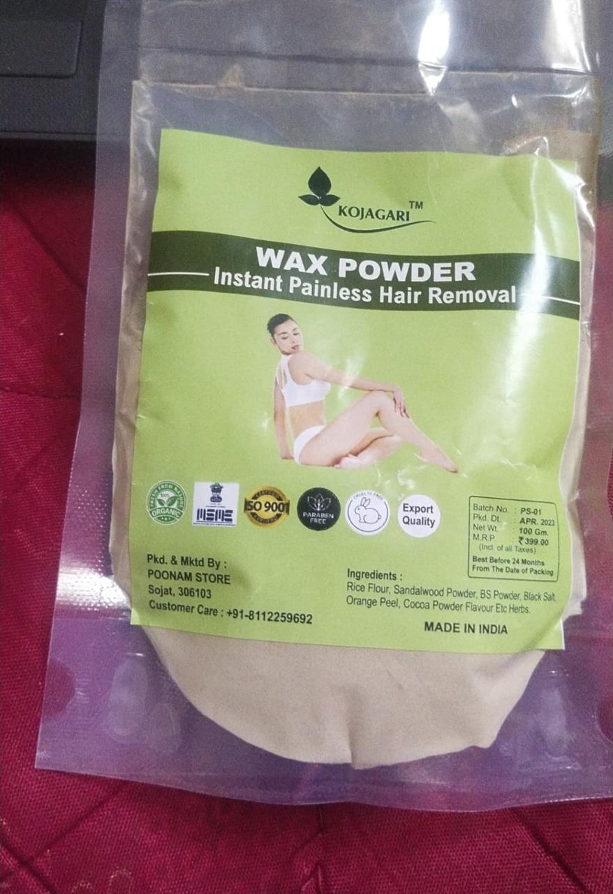 Herbal Wax Powder -Kojagari Hair Removal Instant Painfree Waxing Powder For Women and Men photo review