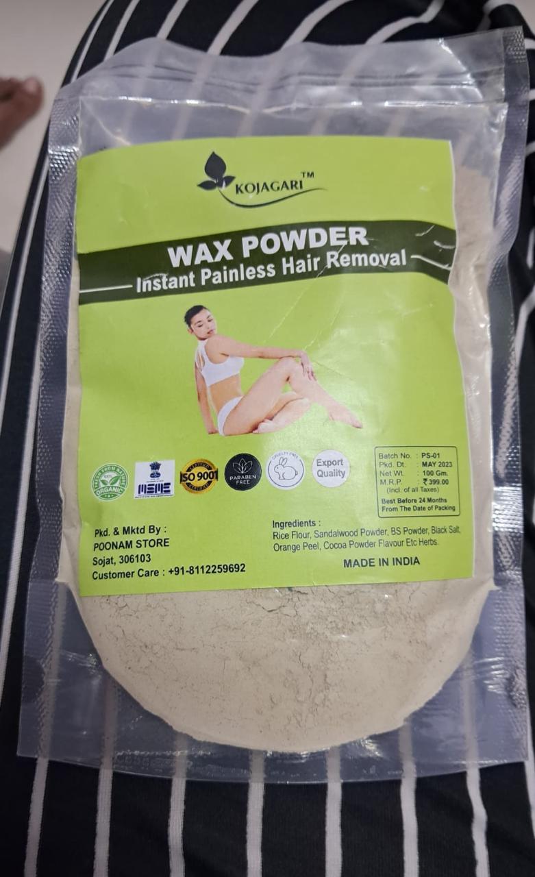 Herbal Wax Powder -Kojagari Hair Removal Instant Painfree Waxing Powder For Women and Men photo review