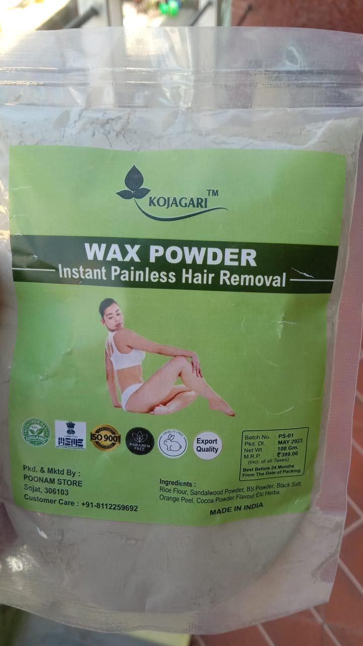 Herbal Wax Powder -Kojagari Hair Removal Instant Painfree Waxing Powder For Women and Men photo review