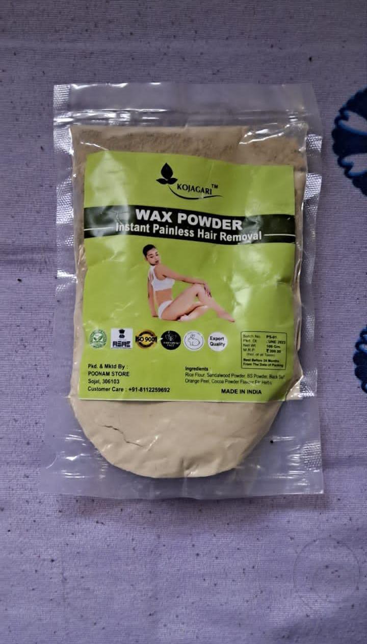 Herbal Wax Powder -Kojagari Hair Removal Instant Painfree Waxing Powder For Women and Men photo review