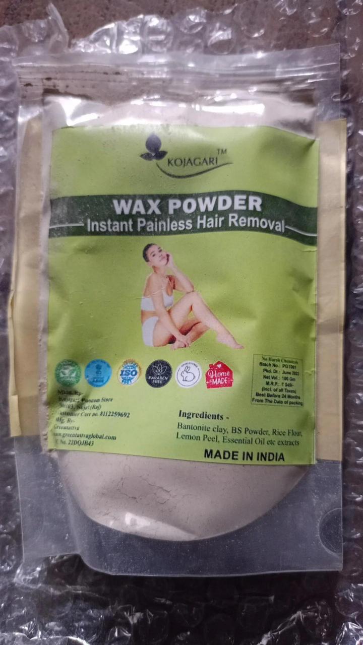 Herbal Wax Powder -Kojagari Hair Removal Instant Painfree Waxing Powder For Women and Men photo review