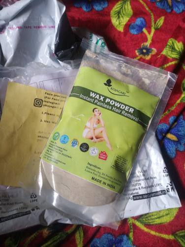 Herbal Wax Powder -Kojagari Hair Removal Instant Painfree Waxing Powder For Women and Men photo review