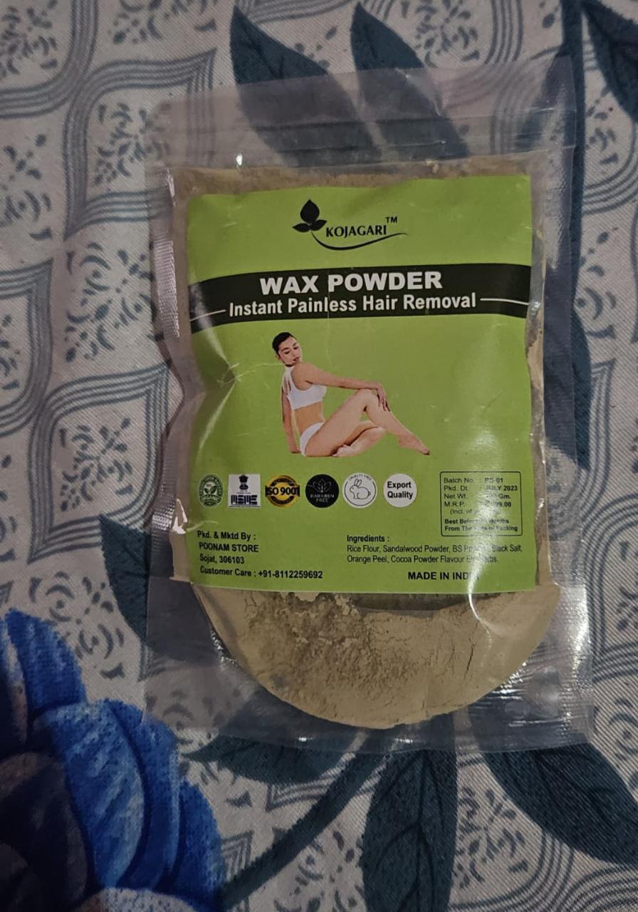 Herbal Wax Powder -Kojagari Hair Removal Instant Painfree Waxing Powder For Women and Men photo review