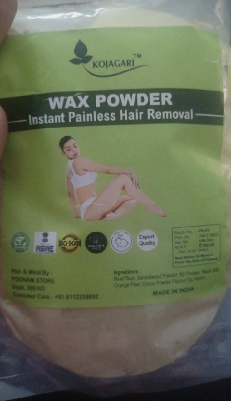 Herbal Wax Powder -Kojagari Hair Removal Instant Painfree Waxing Powder For Women and Men photo review