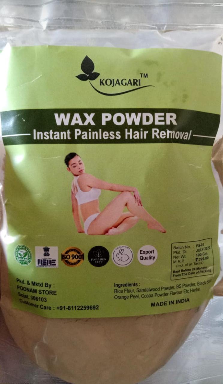 Herbal Wax Powder -Kojagari Hair Removal Instant Painfree Waxing Powder For Women and Men photo review