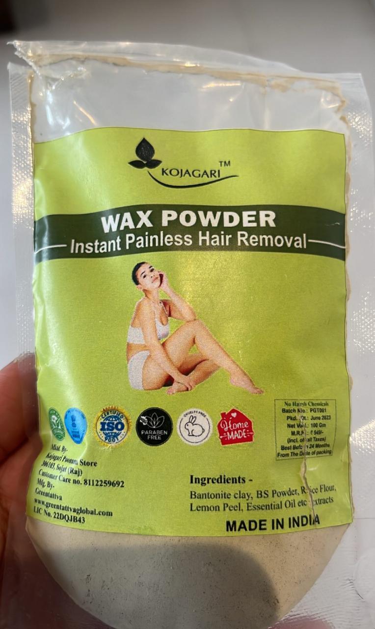 Herbal Wax Powder -Kojagari Hair Removal Instant Painfree Waxing Powder For Women and Men photo review