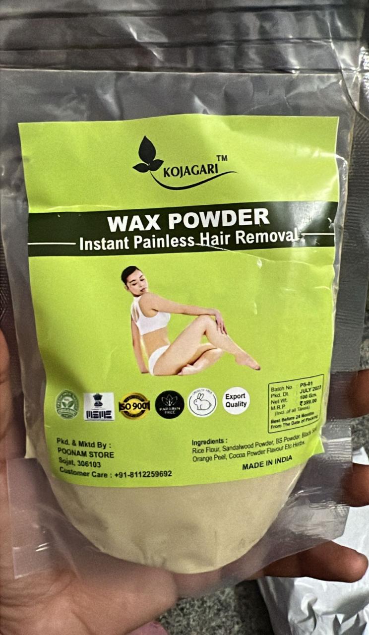 Herbal Wax Powder -Kojagari Hair Removal Instant Painfree Waxing Powder For Women and Men photo review