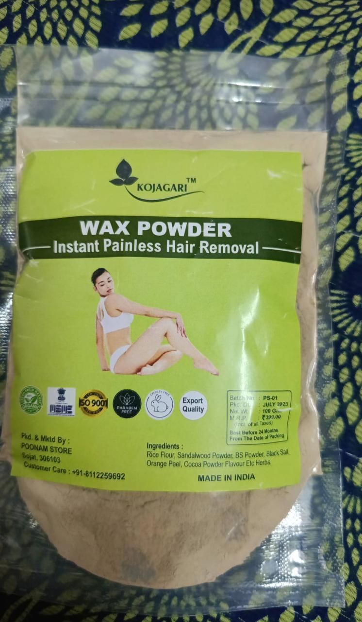 Herbal Wax Powder -Kojagari Hair Removal Instant Painfree Waxing Powder For Women and Men photo review