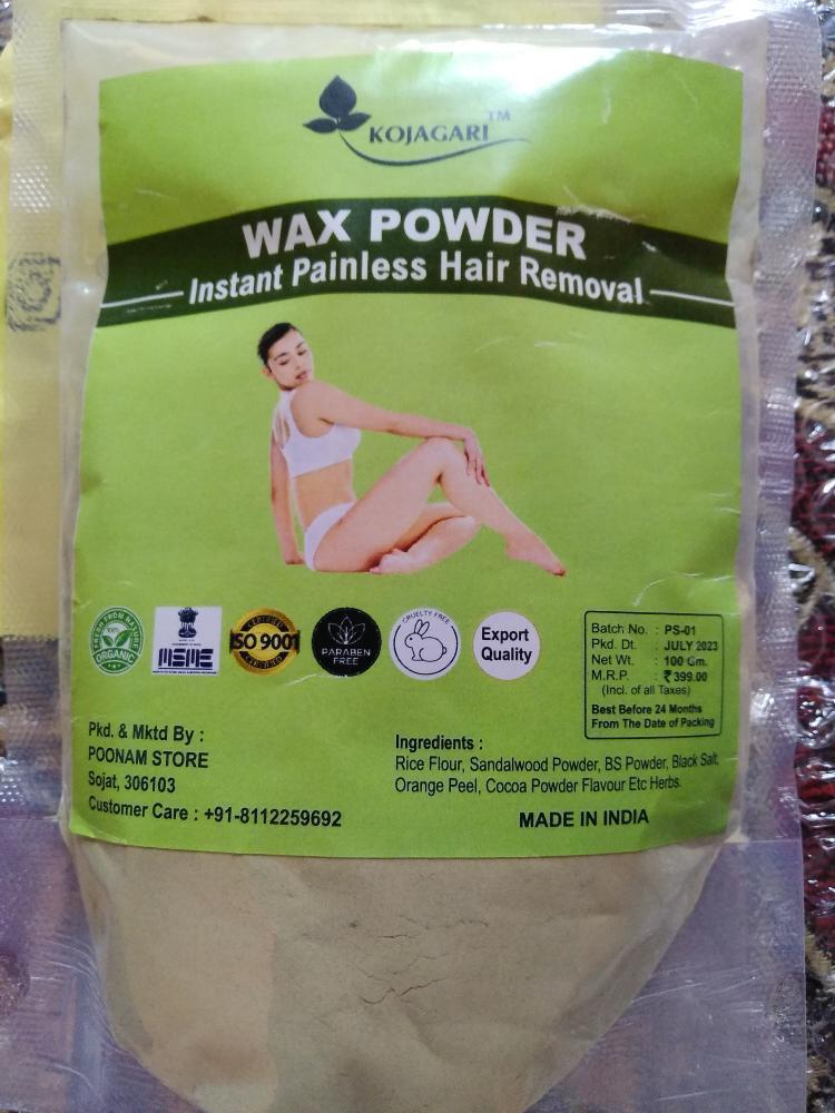 Herbal Wax Powder -Kojagari Hair Removal Instant Painfree Waxing Powder For Women and Men photo review