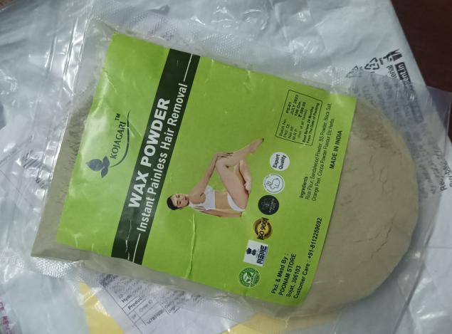 Herbal Wax Powder -Kojagari Hair Removal Instant Painfree Waxing Powder For Women and Men photo review