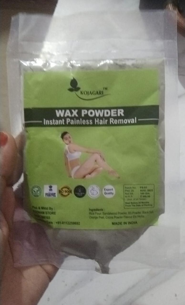 Herbal Wax Powder -Kojagari Hair Removal Instant Painfree Waxing Powder For Women and Men photo review