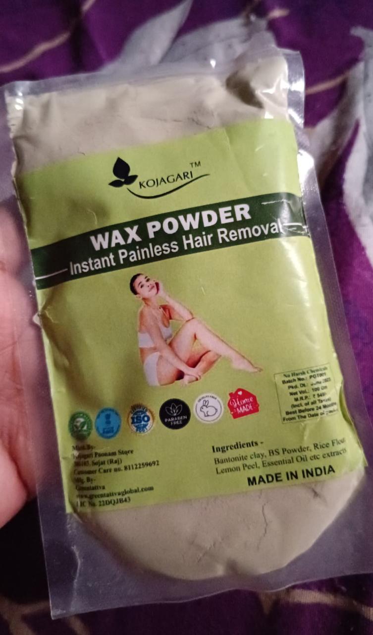 Herbal Wax Powder -Kojagari Hair Removal Instant Painfree Waxing Powder For Women and Men photo review