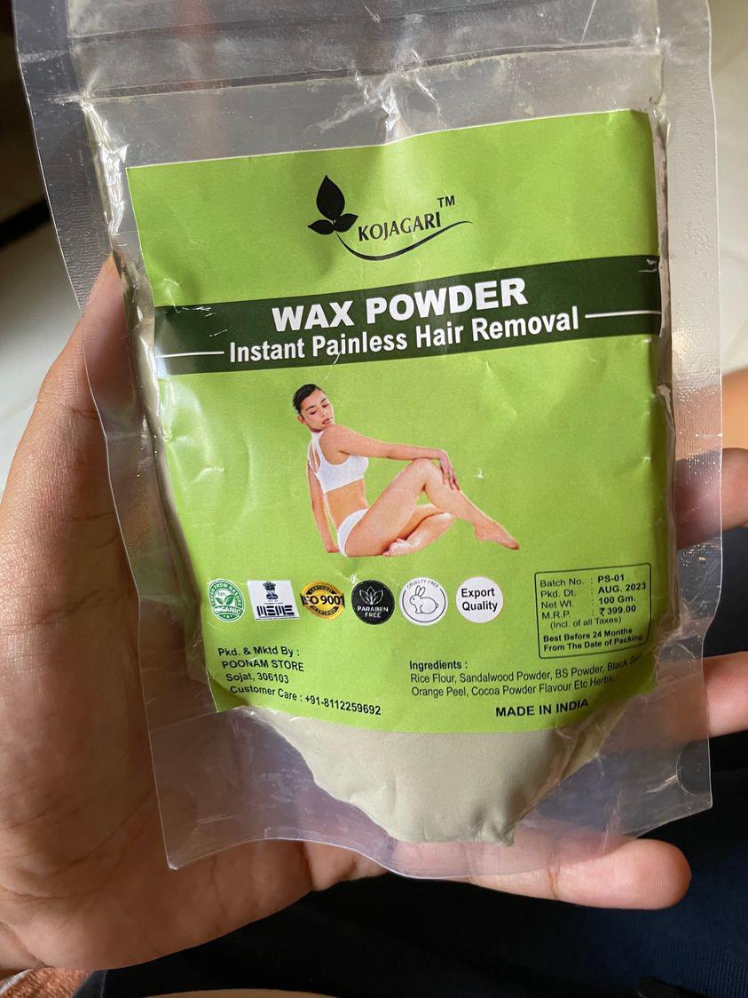 Herbal Wax Powder -Kojagari Hair Removal Instant Painfree Waxing Powder For Women and Men photo review