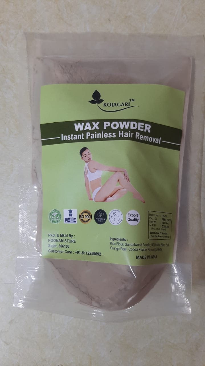 Herbal Wax Powder -Kojagari Hair Removal Instant Painfree Waxing Powder For Women and Men photo review