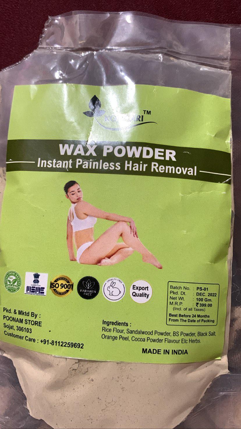 Herbal Wax Powder -Kojagari Hair Removal Instant Painfree Waxing Powder For Women and Men photo review