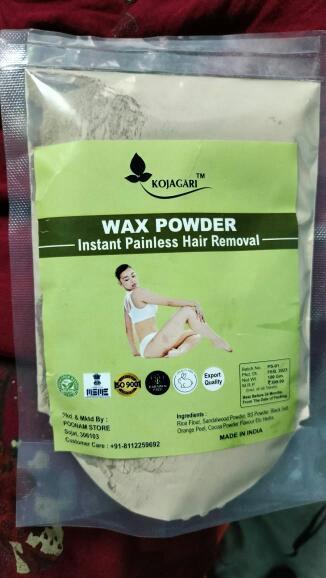 Herbal Wax Powder -Kojagari Hair Removal Instant Painfree Waxing Powder For Women and Men photo review