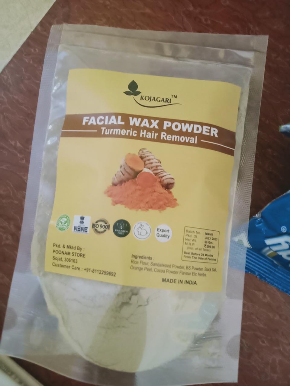 Kojagari Facial Wax Powder photo review