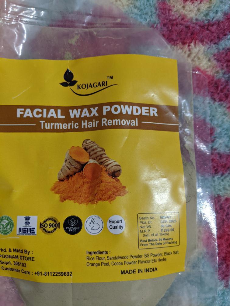 Kojagari Facial Wax Powder photo review