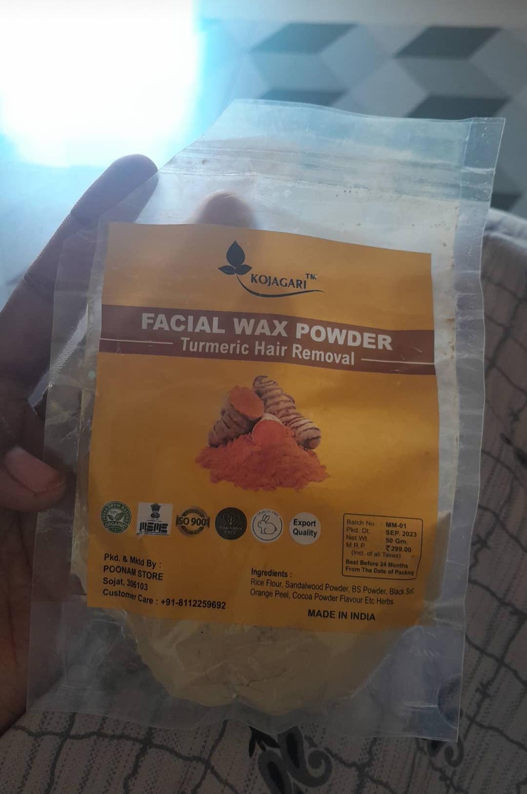 Kojagari Facial Wax Powder photo review