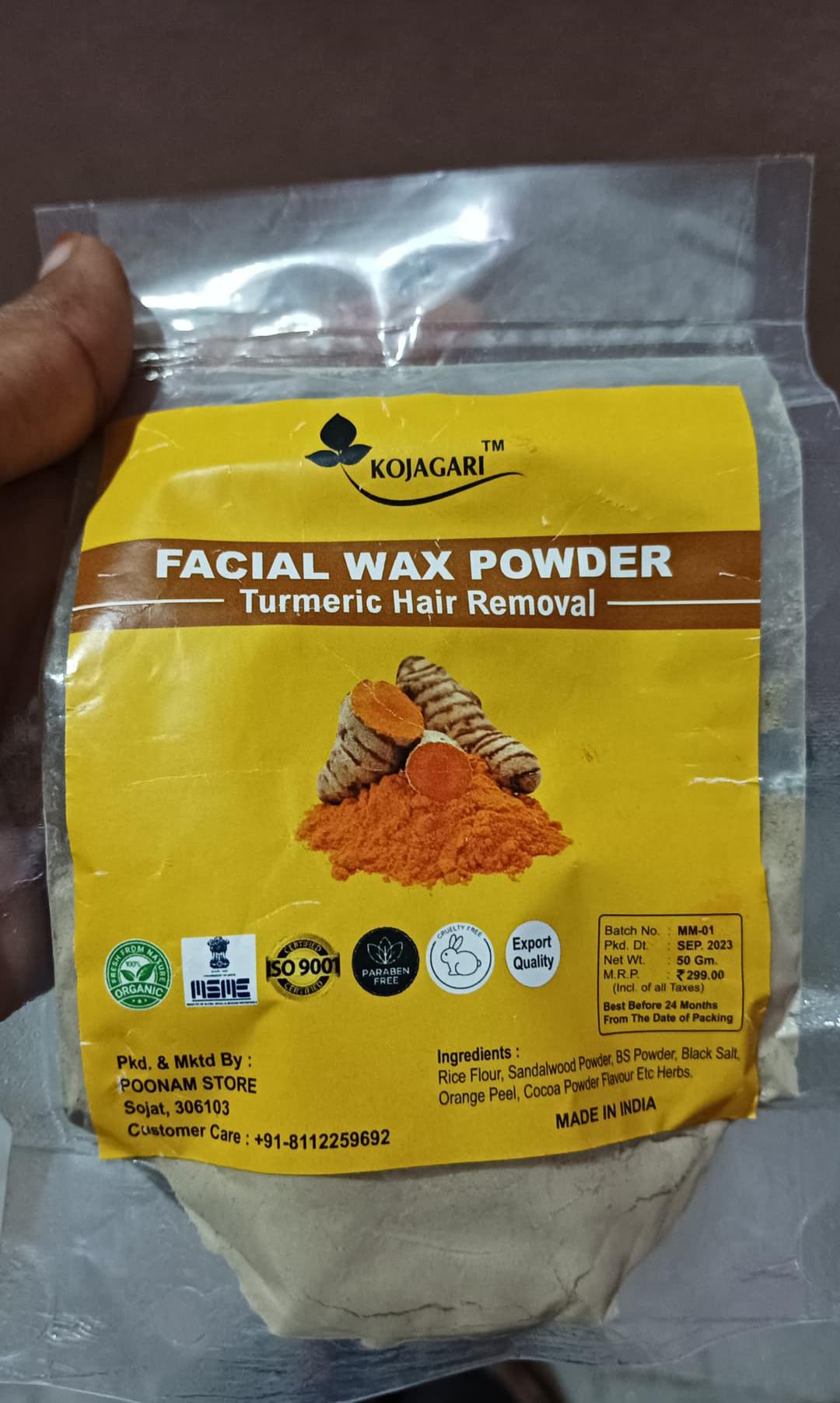 Kojagari Facial Wax Powder photo review