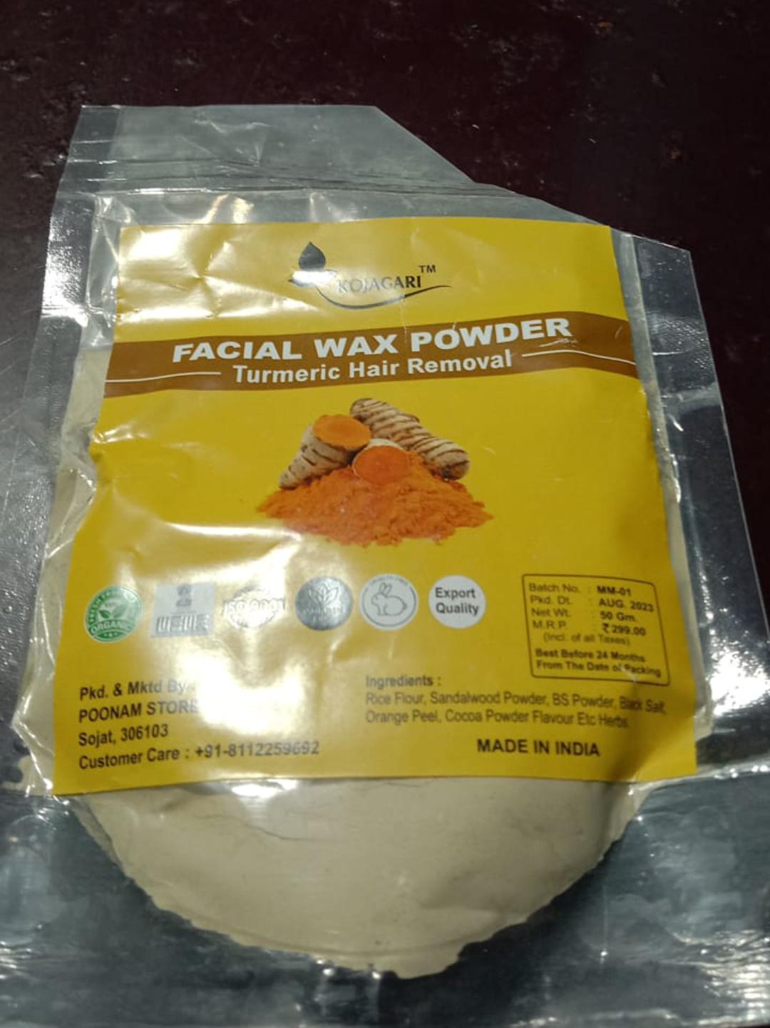 Kojagari Facial Wax Powder photo review