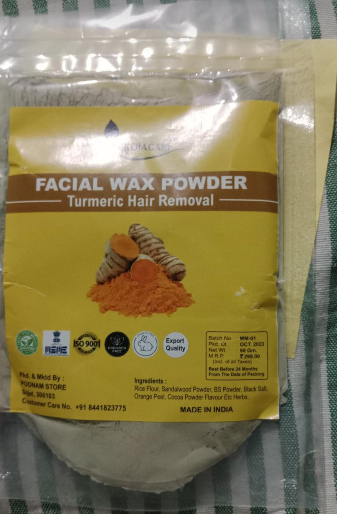 Kojagari Facial Wax Powder photo review