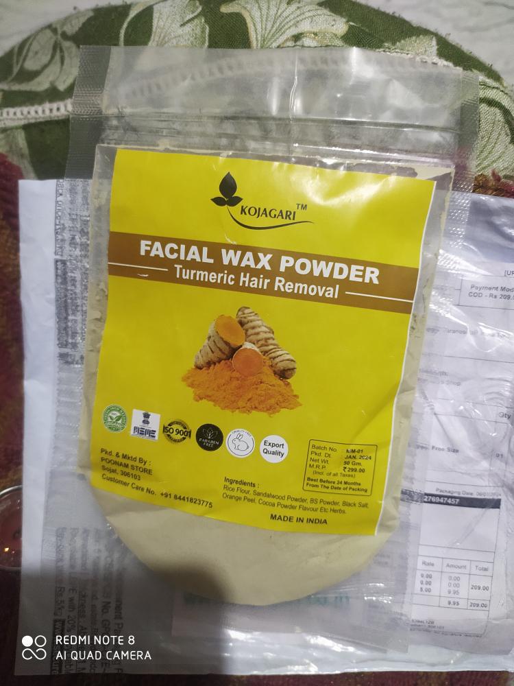 Kojagari Facial Wax Powder photo review