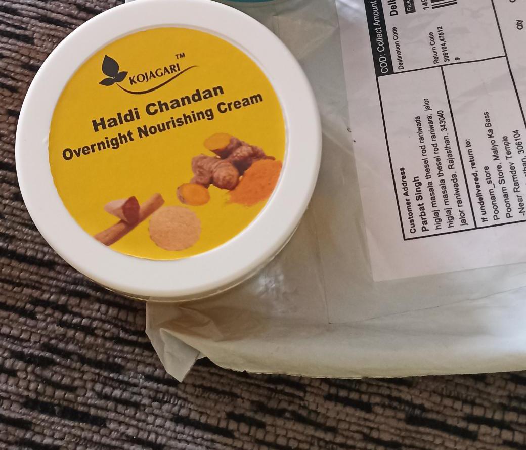 Kojagari Haldi -Chandan Night Cream photo review