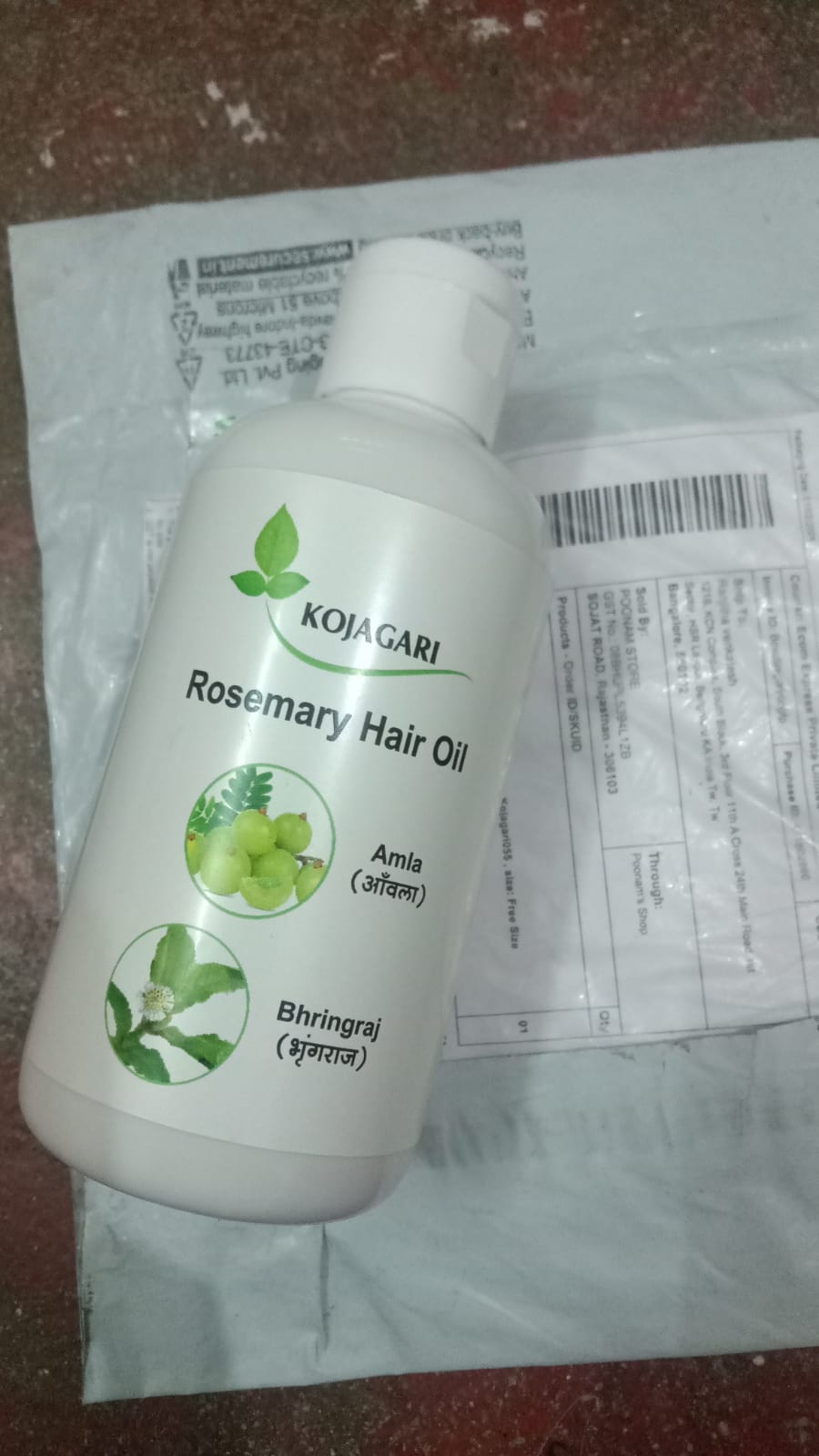 Rosemary -Amla -Bhringraj Hair Oil by Kojagari photo review