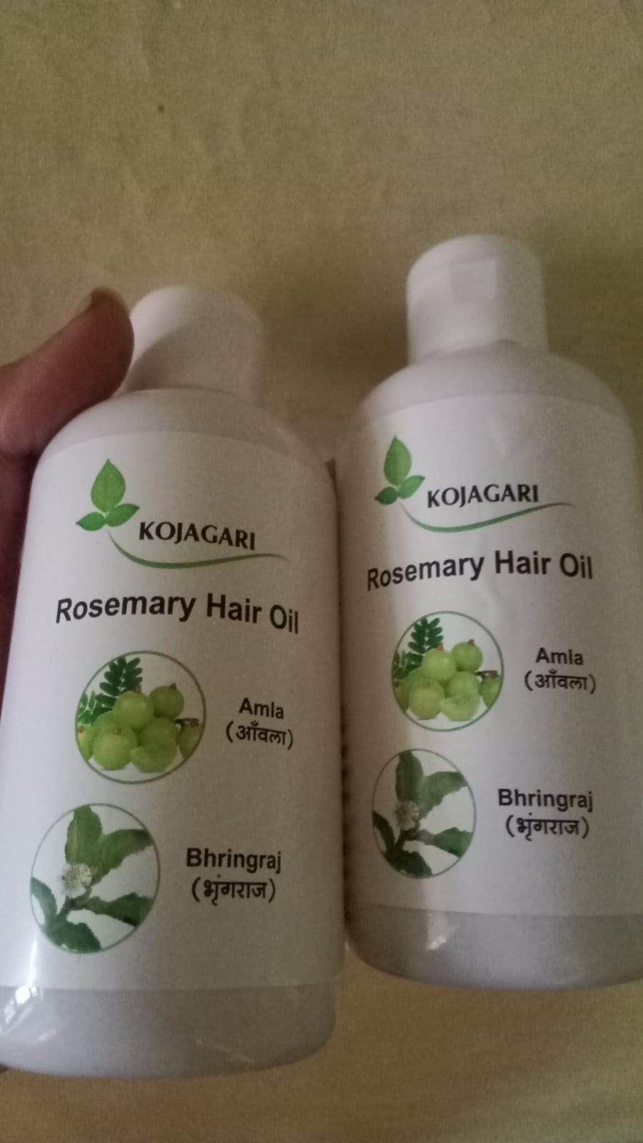 Rosemary -Amla -Bhringraj Hair Oil by Kojagari photo review